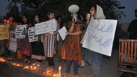 A vigil was held for Fakhra Yunus.