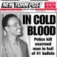 Amadou Diallo was shot 41 times by the NYPD.